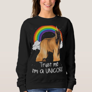 Regenbogen Afghanischer Windhund Vertrau Mir Ich B Sweatshirt