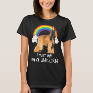 Regenbogen Afghanischer Windhund Vertrau Mir Ich B T-Shirt