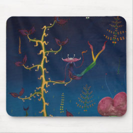 Regenbogen-alien Mausauflage Mousepad