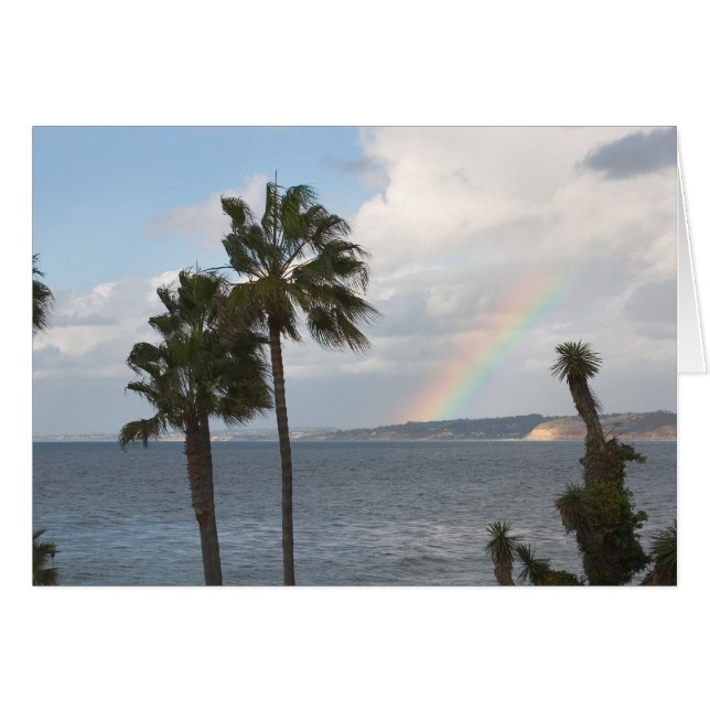 Regenbogen an der Küste (Vorderseite (Horizontal))