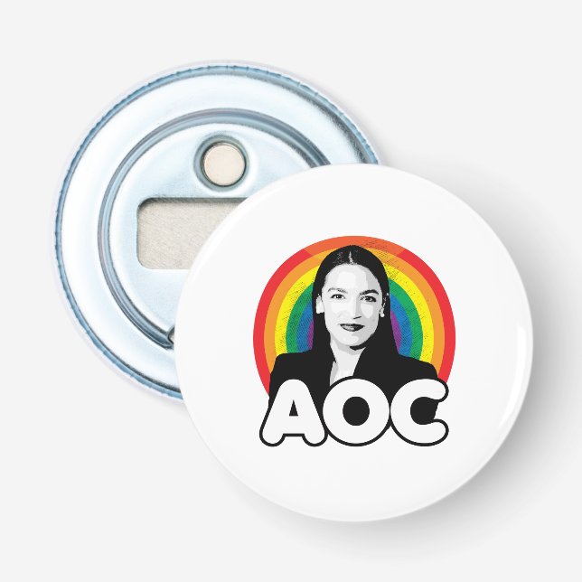 Regenbogen AOC Flaschenöffner (Vorderseite)