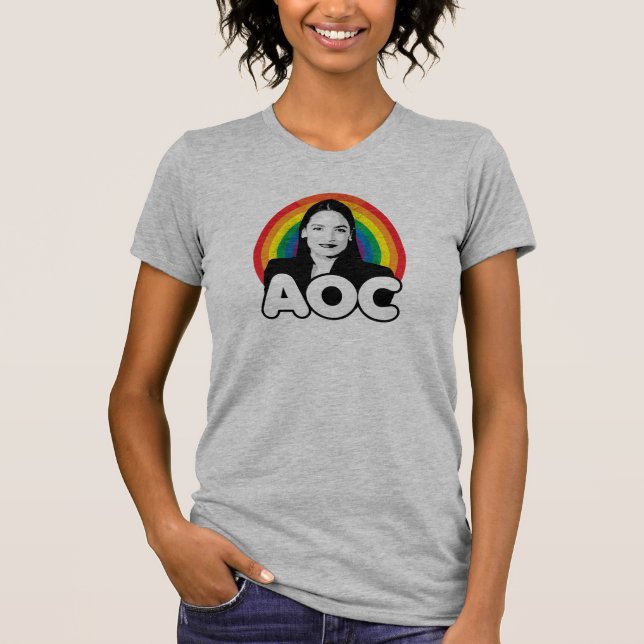 Regenbogen AOC T-Shirt (Vorderseite)