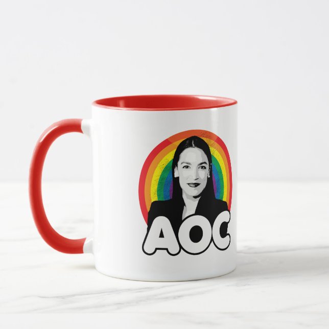 Regenbogen AOC Tasse (Links)