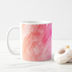 Regenbogen Aquarellfarbe Abstrakte Malcoffe Kaffeetasse
