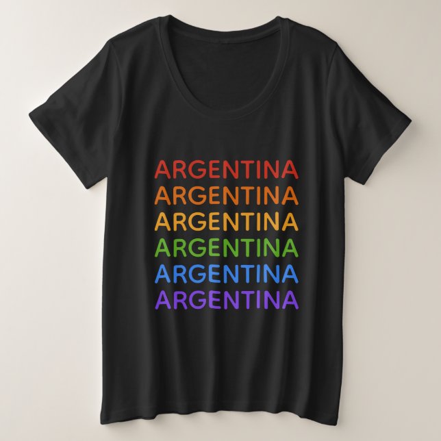 Regenbogen Argentinien Shirts und Jacken (Design vorne)