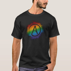 Regenbogen-Atheisten-Symbol T-Shirt