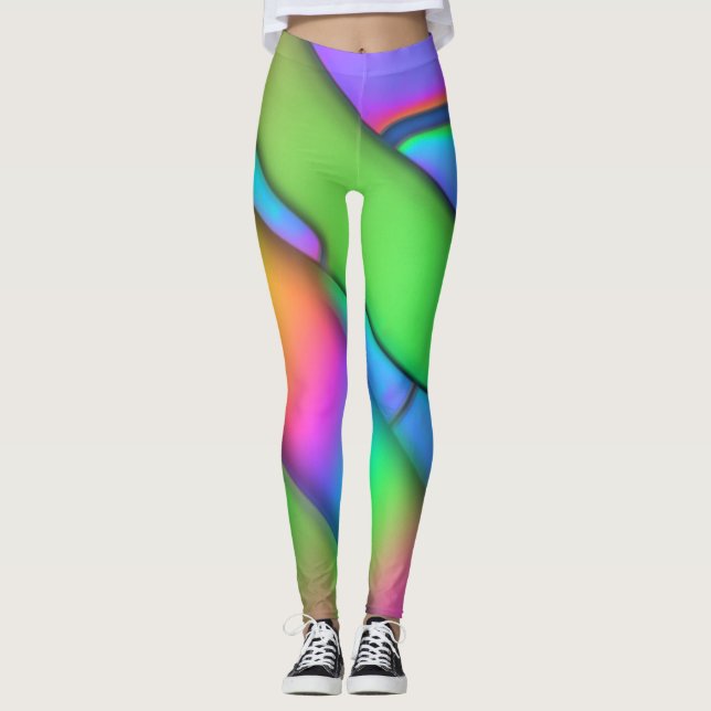 Regenbogen aus Polarisiertem Licht Leggings (Vorderseite)