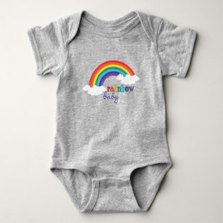 Regenbogen-Baby Baby Strampler