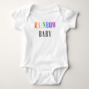 Regenbogen-Baby-Bodysuit Baby Strampler