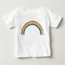Regenbogen-Baby-Geldstrafe-Jersey-T - Shirt