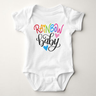 Regenbogen-Baby-neugeborener Hoffnungs-Sturm Baby Strampler