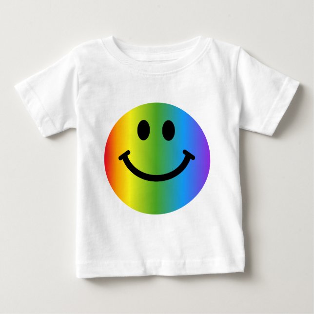 Regenbogen Baby T-shirt (Vorderseite)