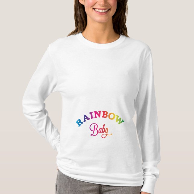 Regenbogen-Baby T-Shirt (Vorderseite)