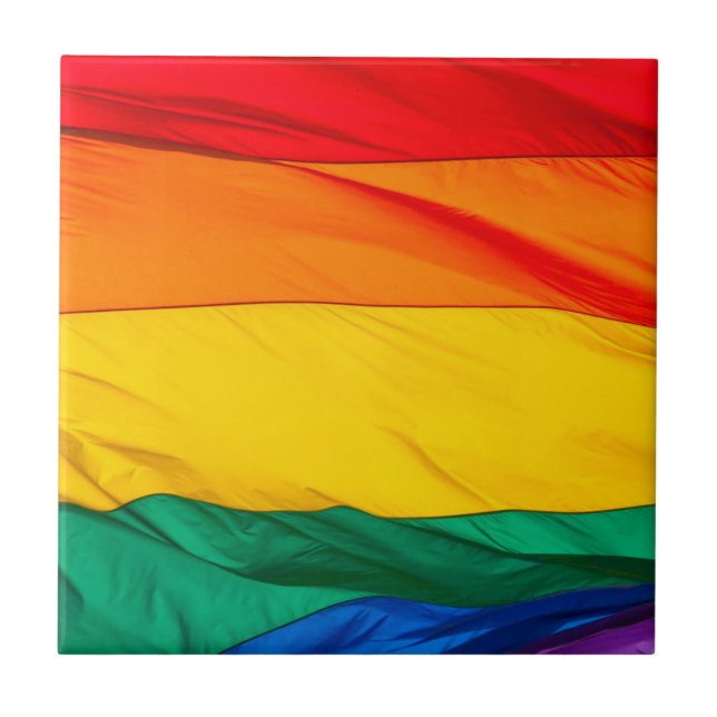 Regenbogen Backsplash Fliese (Vorderseite)