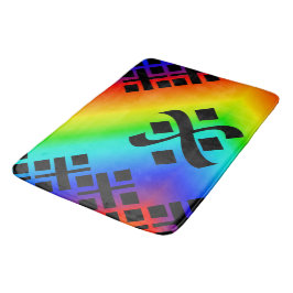 Regenbogen Badematte