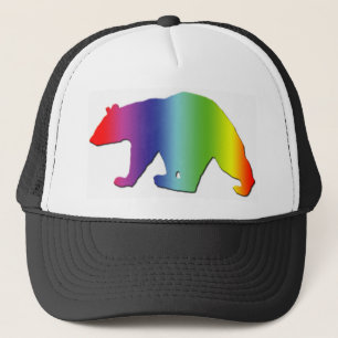 Regenbogen-Bär Truckerkappe