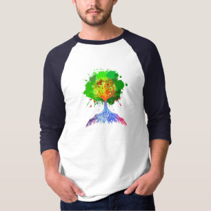 Regenbogen-Baum des Lebens T-Shirt