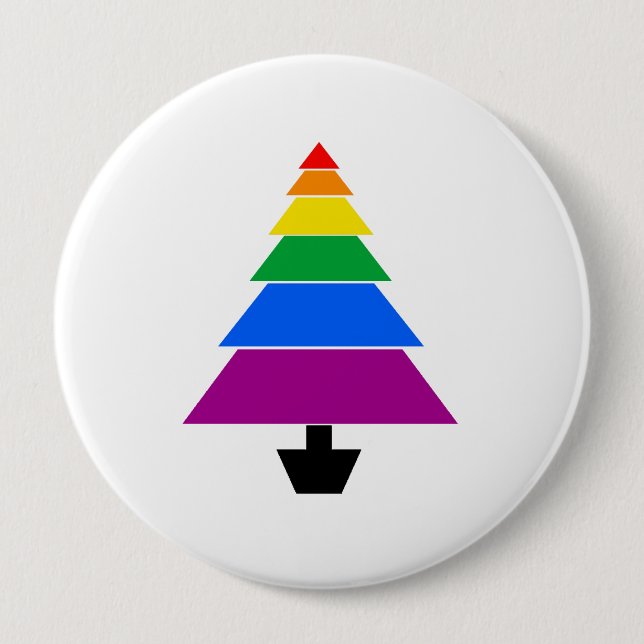 REGENBOGEN-BAUM - .PNG BUTTON (Vorderseite)