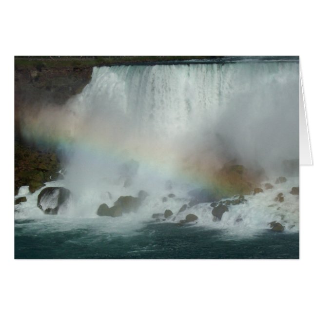 Regenbogen bei American Falls card (Vorderseite (Horizontal))