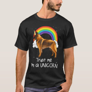 Regenbogen Belgischer Tervuren Vertrau Mir Ich Bin T-Shirt
