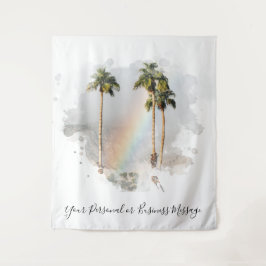 *~* Regenbogen Berg EXOTIC TROPICAL Palm AR11 Wandteppich