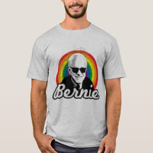 Regenbogen-Bernie-Sandpapierschleifmaschinen 2016 T-Shirt