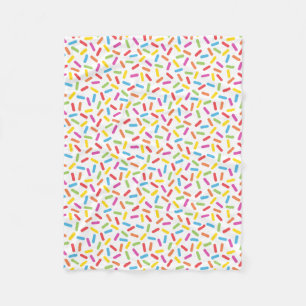 Regenbogen besprüht fleecedecke