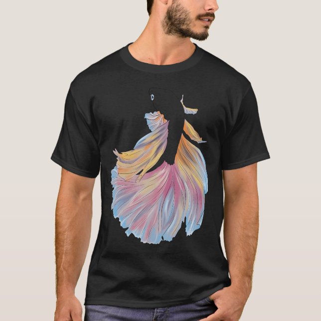 Regenbogen-Betta T-Shirt (Vorderseite)