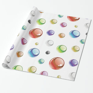 Regenbogen-Blasen-Muster Geschenkpapier