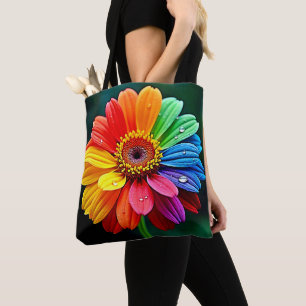 Regenbogen-Blüten-Kunst