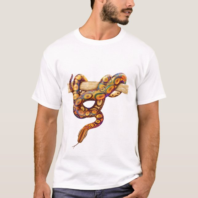 Regenbogen-Boa- constrictort-shirt T-Shirt (Vorderseite)