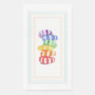 REGENBOGEN BONBON Gast Handtuch Papier Servietten