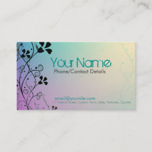 Regenbogen-Bonbon-Visitenkarte Visitenkarte