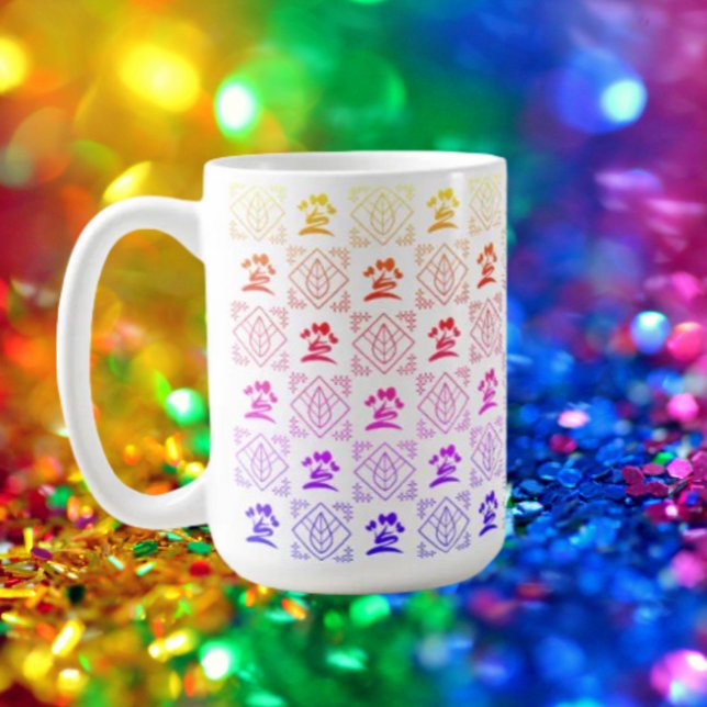 Regenbogen Botanischer Genuss Kaffeetasse (Von Creator hochgeladen)