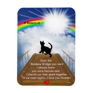 Regenbogen-Brücke für Katzen-Magneten Magnet