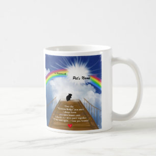 Regenbogen-Brücken-Erinnerungsgedicht für Hamster Kaffeetasse