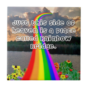 Regenbogen-Brücken-Fliese Fliese