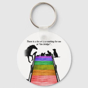 Regenbogen-Brücken-Schlüsselanhänger Schlüsselanhänger