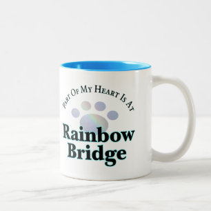 Regenbogen-Brücken-Tatzen-Tasse Zweifarbige Tasse