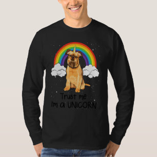 Regenbogen Brüssel Griffon Traue mir ich bin ein E T-Shirt