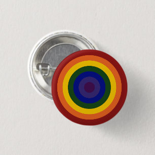 Regenbogen-Bullauge Button