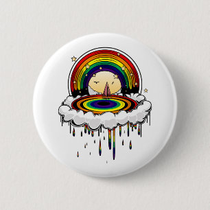 Regenbogen Button