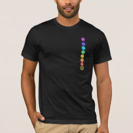 *~* Regenbogen Chakra Symbole Wasserfarbe Om Schwa T-Shirt