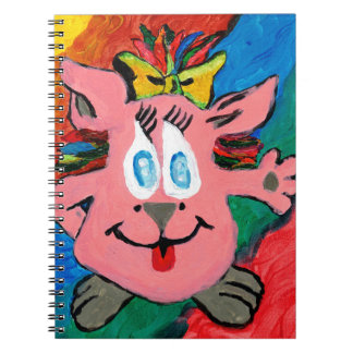 Regenbogen-Charakter-Foto-Notizbuch Notizblock