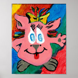 Regenbogen-Charakterposter-Papier (Halbglanz Poster
