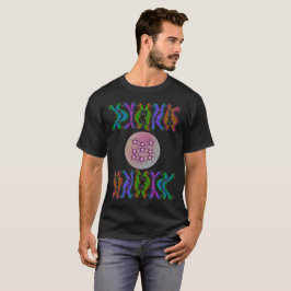 Regenbogen-Chromosom- und Molekülgitter-Wissenscha T-Shirt