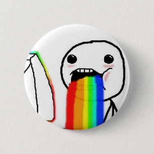 Regenbogen-Computer-Gesichts-Typ Button