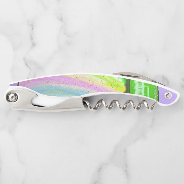 Regenbogen CorkSkrew Kellnermesser (Vorderseite)