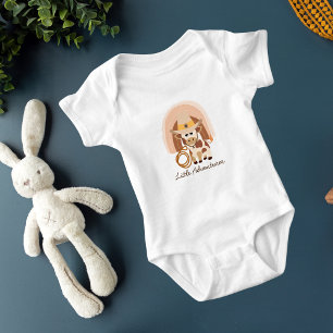 Regenbogen-Cowboy-Bodysuits für kleine Abenteurer Baby Strampler