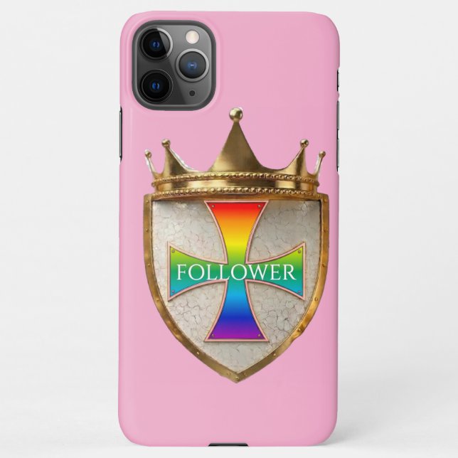 Regenbogen-Crest-Follower-iPhone-11-Pro-Max-Cover iPhone Hülle (Rückseite)
